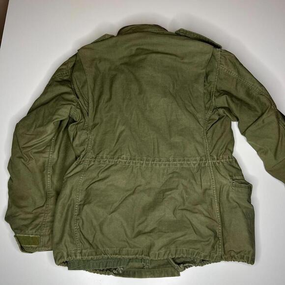 Vintage 80s U.S. Army M-65 Field Jacket Small Regular OG-107 Scovill Zipper - Picture 7 of 10